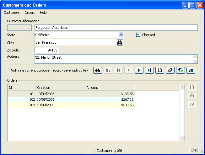 Graphical mode rendering screenshot
