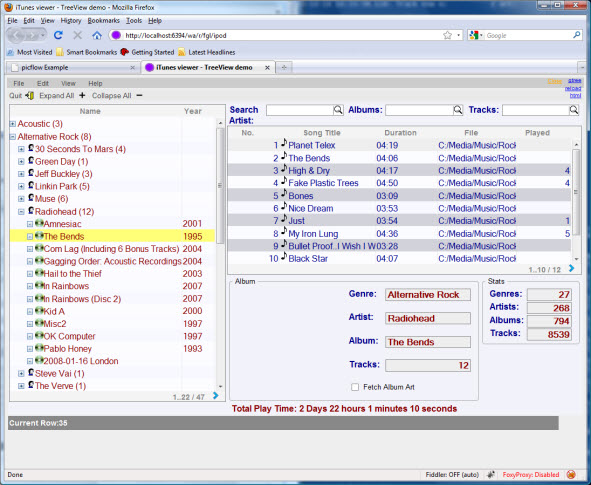 Table layout enhancement screenshot