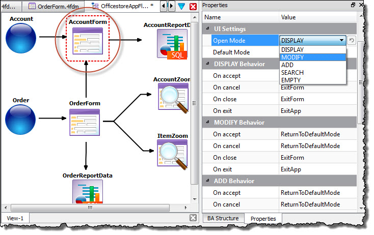 Setting the form state.